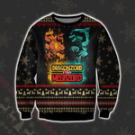 Dragonzord vs Megazord Mighty Morphin Power Rangers Ugly Christmas Sweater