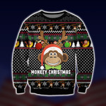 Monkey Merry Christmas Ugly Christmas Sweater