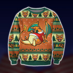 Charizard in Christmas Ugly Christmas Sweater