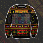 Pac Man Map Ugly Christmas Sweater