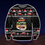 Outrun High Action Road Racing Adventure Ugly Christmas Sweater