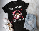Black Cupid Valentine T-shirt 04