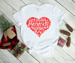 Heart Of Valentine's Day 2D Valentine T-shirt