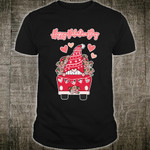 Gnomes Valentine and Flower Truck 2D Valentine T-shirt