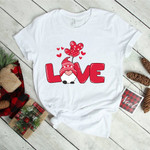 Gnome in Loves 2D Valentine T-shirt