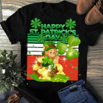 Saint Patrick's Day Lucky Leprechaun - St. Patrick's Day 2D T-shirt