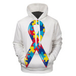 Autism Support 3D Hoodie