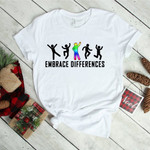Embrace Different - World Autism Awareness Day 2D T-shirt