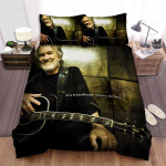 Kris Kristofferson With Guitar Bed Sheets Spread Comforter Duvet Cover Bedding Sets
