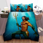 Aquaman 3d Figure Illustration Bed Sheets Spread Comforter Duvet Cover Bedding Sets