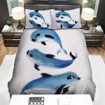 The Wildlife - The Black Eyes Dolphin Art Bed Sheets Spread Duvet Cover Bedding Sets