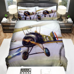 French Plane In Ww1 -  Spad In The Battle Bed Sheets Spread Duvet Cover Bedding Sets