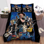 Guns N' Roses The Band Plays On Comic Art Bed Sheet Spread Duvet Cover Bedding Sets