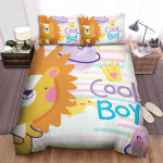 The Wild Animal - Cool Boy Said By A Lion Bed Sheets Spread Duvet Cover Bedding Sets