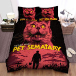 Pet Sematary Cat Background Art Bed Sheets Spread Comforter Duvet Cover Bedding Sets