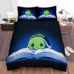 The Wildlife - The Turtle Reading A Book Bed Sheets Spread Duvet Cover Bedding Sets