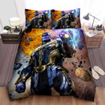 Thanos Defeating The Avengers Bed Sheets Spread Comforter Duvet Cover Bedding Sets