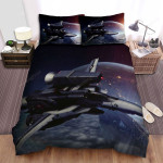 Robotech Above The Cloud Planet Bed Sheets Spread Comforter Duvet Cover Bedding Sets