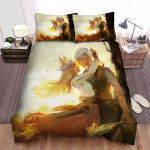 Spice And Wolf Romantic Fanart Bed Sheets Spread Comforter Duvet Cover Bedding Sets