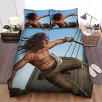 Handsome Pirate Getting On Board Artwork Bed Sheets Spread Duvet Cover Bedding Sets