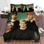 State Champs Green Background Bed Sheets Spread Comforter Duvet Cover Bedding Sets