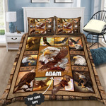 Personalized Bald Eagle Cotton Bed Sheets Spread Comforter Duvet Cover Bedding Sets