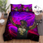 Lil Uzi Vert Galaxy Background Bed Sheets Spread Comforter Duvet Cover Bedding Sets