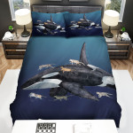 The Wild Animal - The Orca Among The Cats Bed Sheets Spread Duvet Cover Bedding Sets