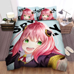 Spy X Family Anya In Eden Academy Uniform Bed Sheets Spread Duvet Cover Bedding Sets