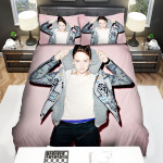 Conor Maynard Pink Background Bed Sheets Spread Comforter Duvet Cover Bedding Sets