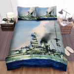 Military Weapon Ww2, Hms Barham Artwork Bed Sheets Spread Duvet Cover Bedding Sets