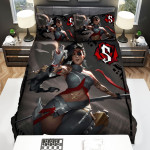 League Of Legends Samira The Desert Rose Bed Sheets Spread Duvet Cover Bedding Sets