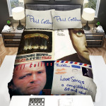 4in1 Album Cover Phil Collins Bed Sheets Spread Comforter Duvet Cover Bedding Sets