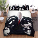 Halloween Slenderman Come With Me Artwork Bed Sheets Spread Duvet Cover Bedding Sets