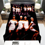 En Vogue Lies With White Skirt Bed Sheets Spread Comforter Duvet Cover Bedding Sets