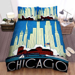 Illinois Chicago Has Everything Bed Sheets Spread Comforter Duvet Cover Bedding Sets