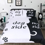 Dog Side, My Side Duvet Cover Bedding Set
