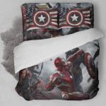 Captain America Fighting Bedding Set