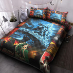 Godzilla Quilt Bed Set