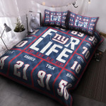 New York Giants For Life Bedding Set