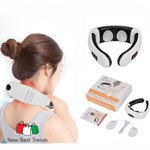 Electric Neck Massager Pulse Back 6 Modes Power Control Far Infrared Heating Pain Relief Cervical Physiotherapy Rechargeable