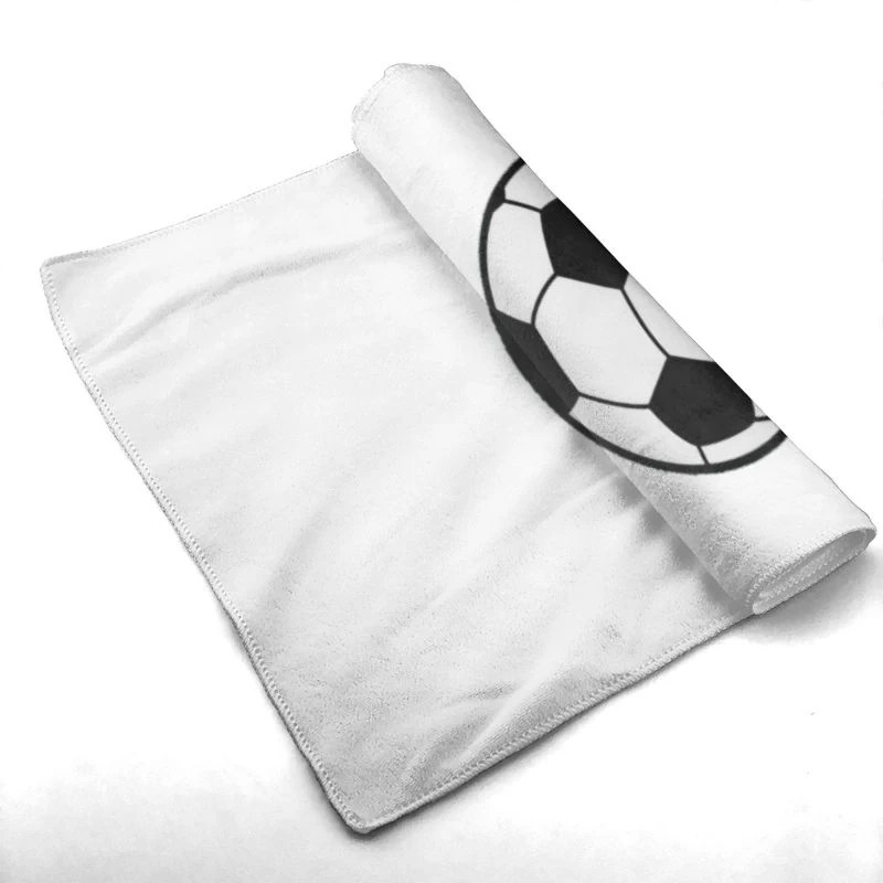 2022 Lustiges Weihnachtsfußball-Schneemann-Handtuch