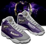 Baltimore Ravens NFL Jordan 13 Shoes,  All Fan Like Baltimore Ravens