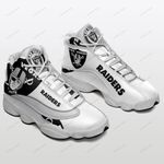 Oakland Raiders Air Jordan 13 Sneakers Sport Shoes Full  Size Fan Sneakers