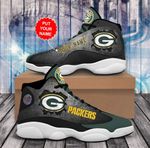 Green Bay Packers NFL Team JD13 Shoes, Air Jordan 13, Gift Shoes, Custom Shoes, Personalized Shoes