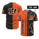 Custom Name Personalized CINCINNATI BENGALS Baseball Jersey For Fans