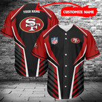 Custom Name Personalized SAN FRANCISCO 49ERS 466 Baseball Jersey For Fans