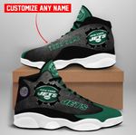 Custom Name New York Jets Air Jordan 13 Shoes, Personalized Shoes ,Gift For Fan Like Sport