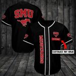 Custom Name Personalized SMU MUSTANGS 80 Baseball Jersey For Fans