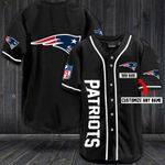 Custom Name Personalized NEW ENGLAND PATRIOTS 47 Baseball Jersey For Fans
